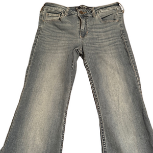 Hollister Mid-Rise Boot Blue Jeans 4S